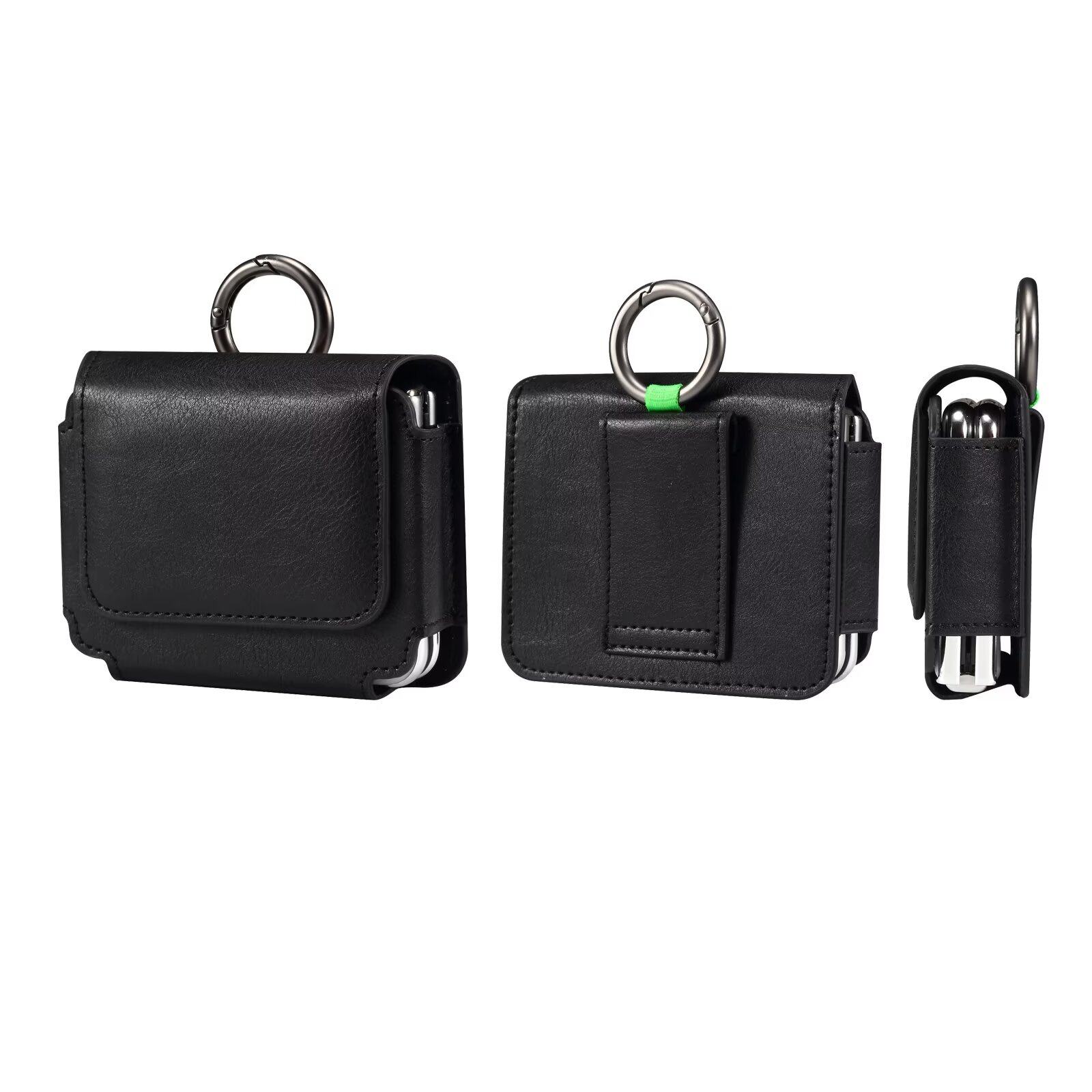 适用Pura X腰包华为折叠屏手机穿皮带挂腰磁扣皮套横款简约收纳包