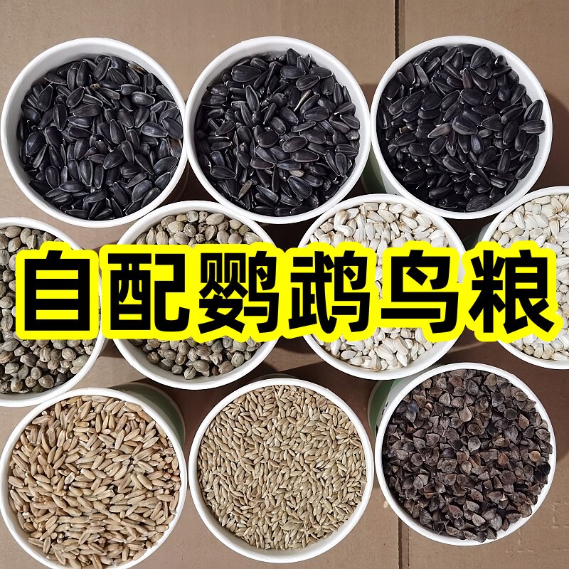 【自配鹦鹉鸟粮】12种以上种子粮图片