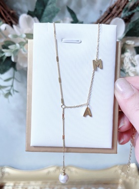 新款项链女生时尚轻奢小众设计感锁骨链新款网红气质百搭颈链2028