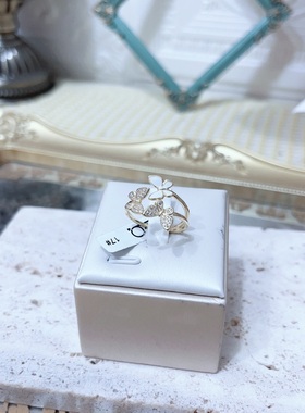 时尚个性蝴蝶开口食指戒女ins潮简约百搭小众设计指环饰品女A412