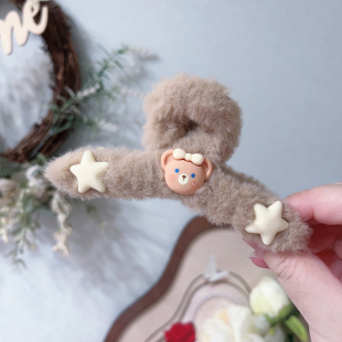 新款 百搭简约气质大抓夹发抓氛围感盘发用发饰头饰饰品盘发用B062