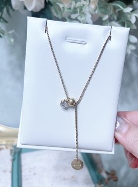 新款项链女生时尚轻奢小众设计感锁骨链新款网红气质百搭颈链A468