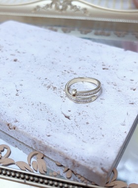 时尚个性简单开口食指戒女ins潮简约百搭小众设计指环饰品女2288