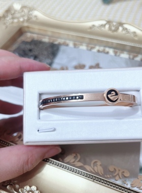 轻奢款天鹅手镯钛钢金色百搭