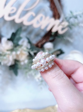 时尚个性简单17号食指戒女ins潮百搭小众设计旋转指环饰品女A556