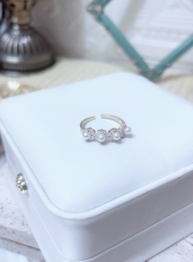 时尚个性简单开口食指戒女ins潮简约百搭小众设计指环饰品女1363