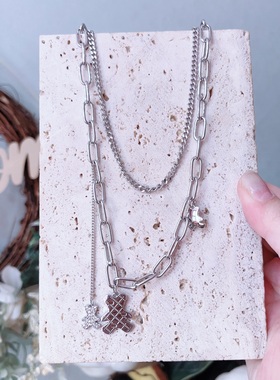 新款项链女生时尚甜酷小众设计感锁骨链可爱网红气质百搭颈链A590