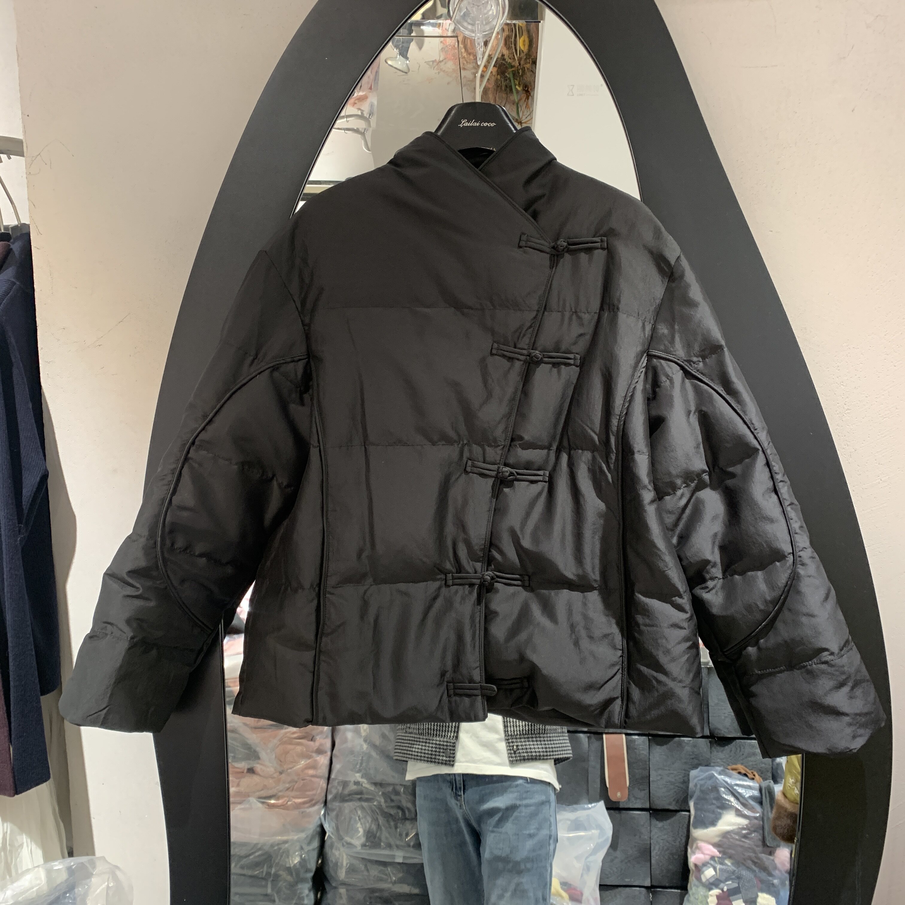 欧洲站2025冬季新款立领斜襟盘扣百搭短款新中式国风羽绒服10733,女装/女士精品,羽绒服,淘宝优惠券,粉丝福利购,淘宝优惠卷