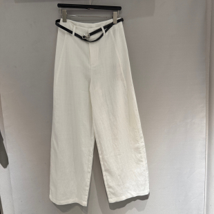 白色阔腿裤 欧洲站2026春季 韩范高腰百搭通勤显瘦款 时尚 ss009 新款