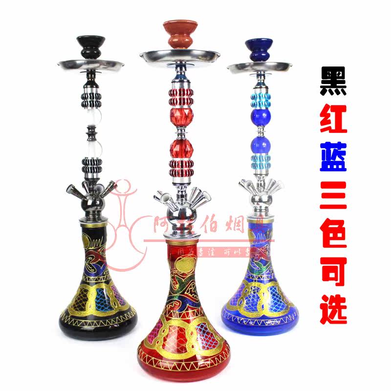 酒吧KTV夜场阿拉伯水烟具全套大号壶shisha烟膏四管贴花玻璃壶|ruв категории ZIPPO/швейцарский армейский нож/очки, курить, трубы - от Buy2taobao.com для оказания профессиональной услуги покупки агента Taobao