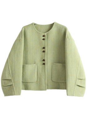 【元气珠珠】羊毛大衣 M8XN30076