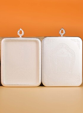 4*5单面藏式唐卡空嘎乌盒防水