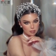 优拉潘 欧美新娘时尚 发饰复古压发水钻叶子发箍轻奢宽边舞台HP614