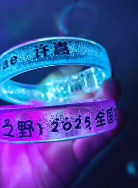 vae许嵩应援手环呼吸之野演唱会led发光手环应援物明星周边定制