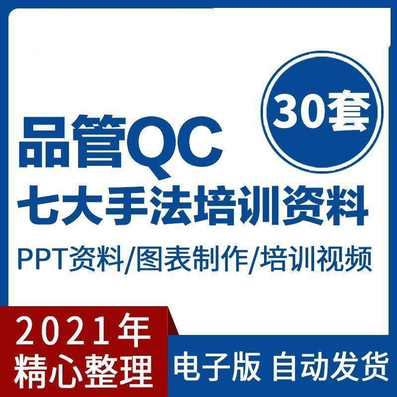 品质管理品管QC七大手法教材应用PPTQC新七大手法工具培训PPT