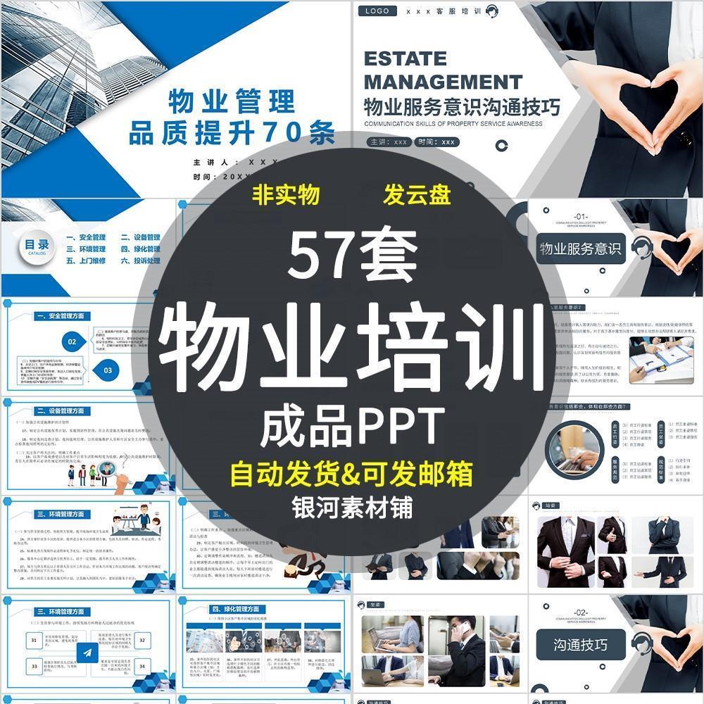 物业培训服务品质提升保安客服档案管理年终总结课件ppt成品模板