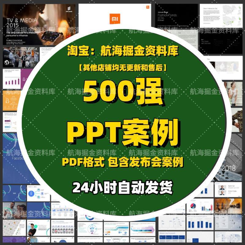 500强企业大厂PPT案例模板国外设计大气高端PPT发布会设计参考