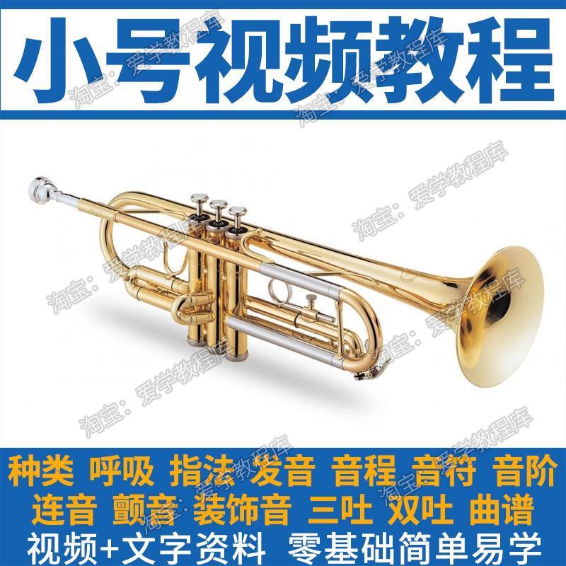 吹小号视频教程演奏吹奏技巧指法发音练习零基础入门自学培训课程