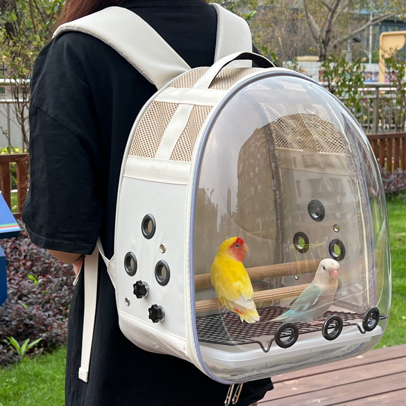 时尚鹦鹉外出包透气鸟笼