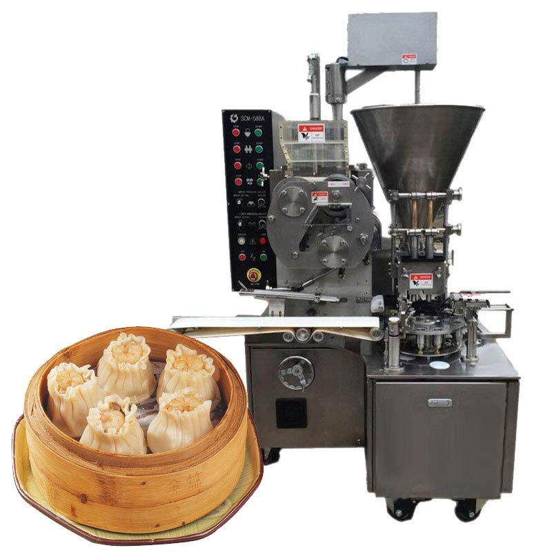 全自动圆皮方皮烧卖机/鱼肉猪肉烧卖机/风味鲜肉香菇糯米烧麦机