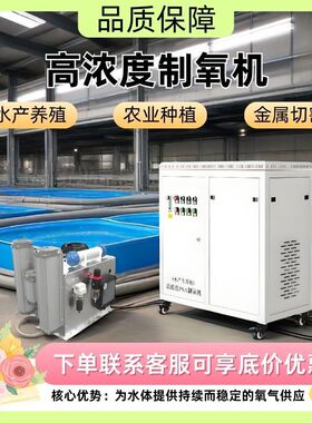 大型工业制氧机厂家高原纯氧机高浓度工业助燃水产养殖PSA制氧机