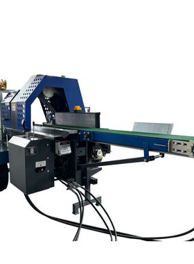 20T液压自动劈柴机电动劈木机锯木分裂一体木柴处理设备30T锯柴机