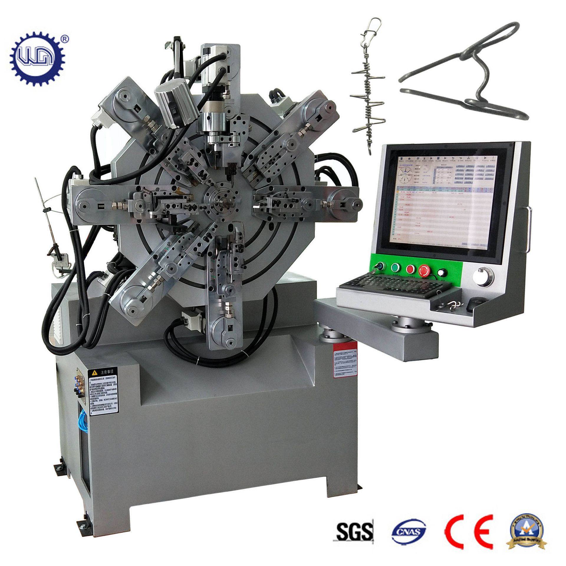 实力无凸轮弹簧机厂家  鱼钩成型机 衣夹扣成型机