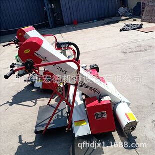 手推式多功能粮食装袋机 适用多地形农用收粮机 大宽幅汽油收谷机