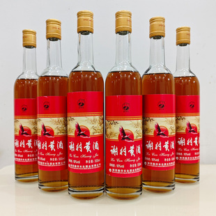 谢村黄酒半甜清爽型10度500ml/瓶*6瓶整箱陕西汉中洋县特产