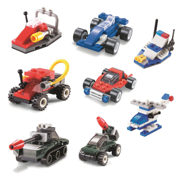 杰星消防军事组装小积木拼图益智玩具启蒙幼儿园培训学校生日礼物