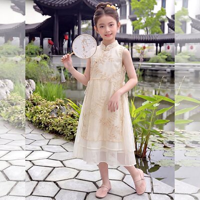 女童夏季旗袍连衣裙2026新款汉服