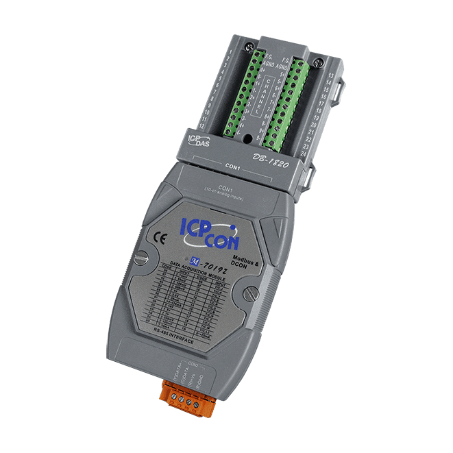 M-7019Z-G/S  泓格10通道通用模拟输入模块M-7019Z-G/S2 S3