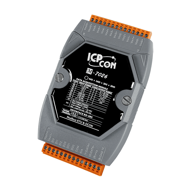 M-7026泓格模拟量数字量输入输出模块M-7028(D) M-7033(D)