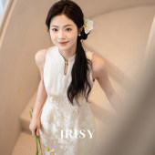 气质订婚礼服敬酒服 改良旗袍女新娘晨袍2026年夏新款 IRISY 新中式