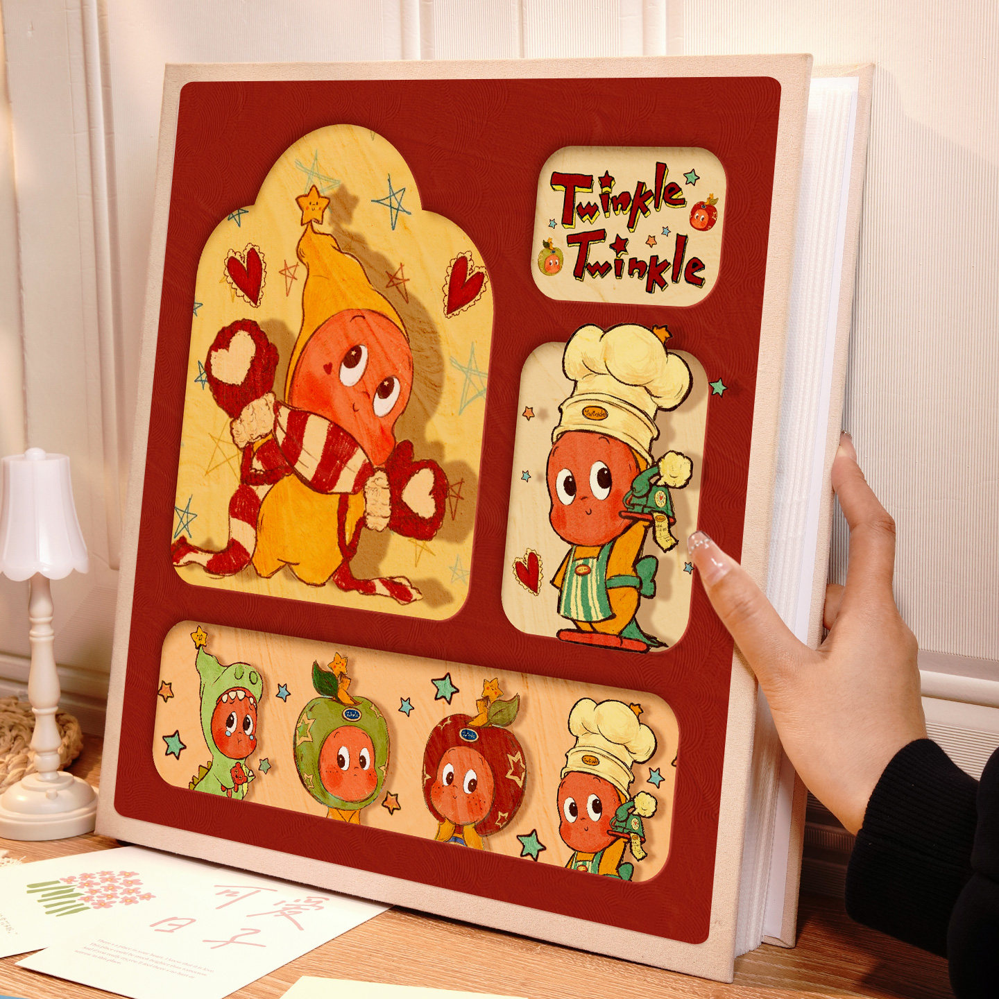 插页相册大容量卡通相簿