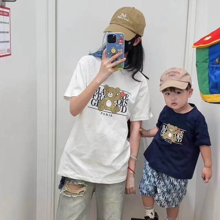 韩国儿童短袖潮牌maritheT恤