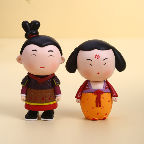 西安文创纪念品女兵俑摆件唐仕女