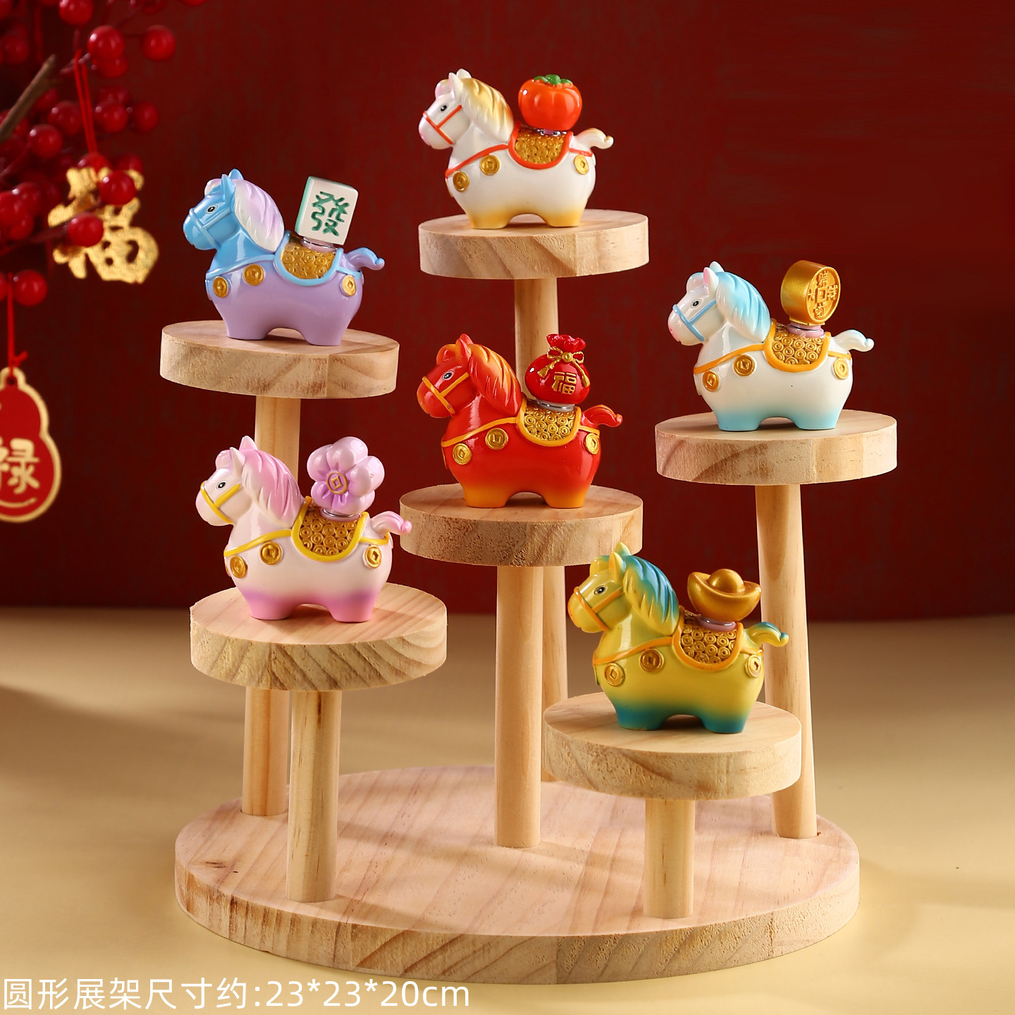 马上有钱玄关装饰摆件客厅电视柜餐边酒柜子乔迁之喜礼物送人实用