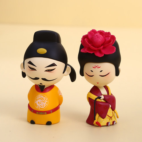 唐皇杨贵妃摆件西安文创纪念品
