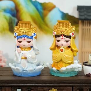福建莆田文创纪念品湄洲岛妈祖神像盲盒手办摆件特色伴手礼物礼品