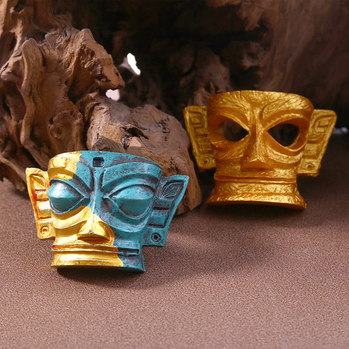 青铜纵目面具三星堆博物馆伴手礼