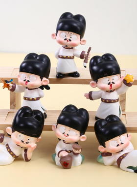 李白盲盒小摆件洛阳文创纪念礼品