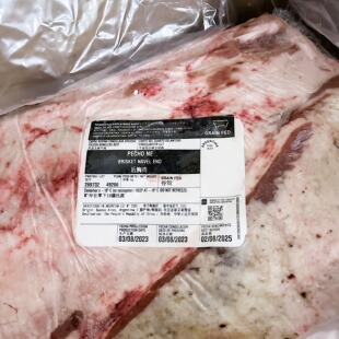 阿根廷1920谷饲双层后胸77.8元/KG寿喜烧烤肉火锅商用原切肥牛