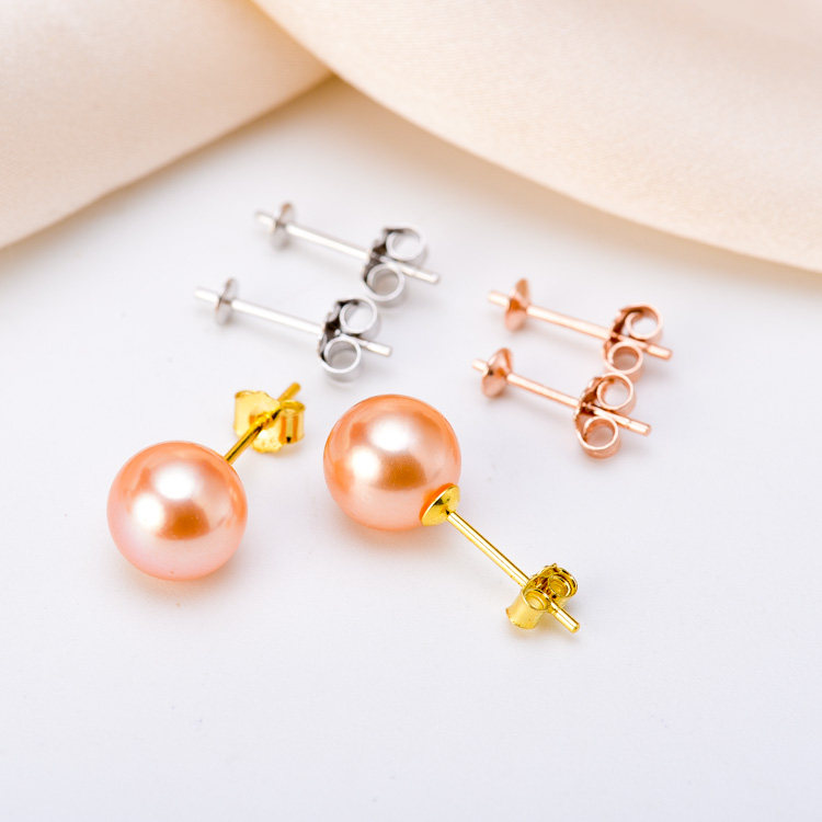 DIY配件 S925纯银简单3mm珠盘耳针耳堵耳钉空托 珍珠耳环半成品,饰品/流行首饰/时尚饰品新,其他DIY饰品配件,淘宝优惠券,粉丝福利购,淘宝优惠卷