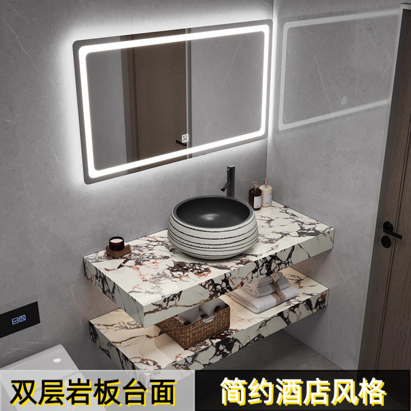酒店宾馆卫生间洗手盆家用台上盆