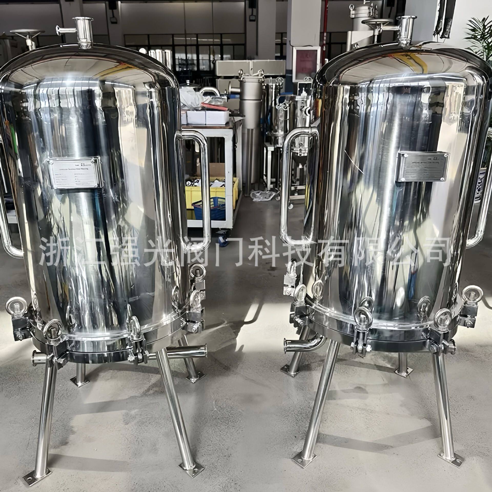 304/316L高效卫生级食品级不锈钢威士忌红酒葡萄酒深层膜堆过滤器