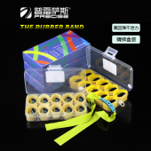 正品 普雷萨斯三代弹弓扁皮筋暴力防冻高回弹长拉中拉短拉有架无架