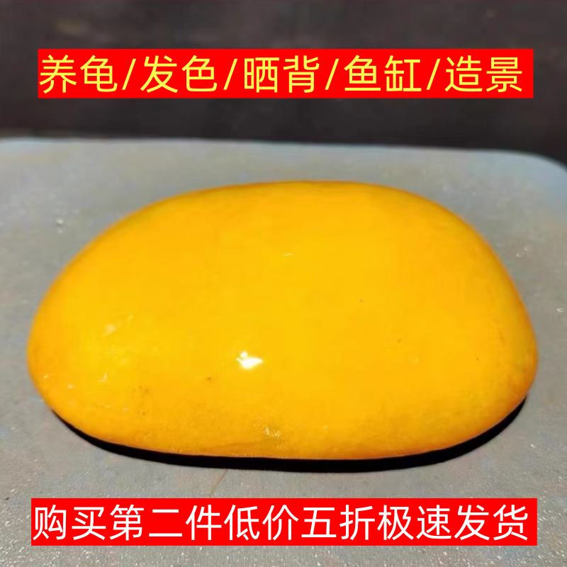 黄蜡石乌龟晒台小青巴西晒台爬台