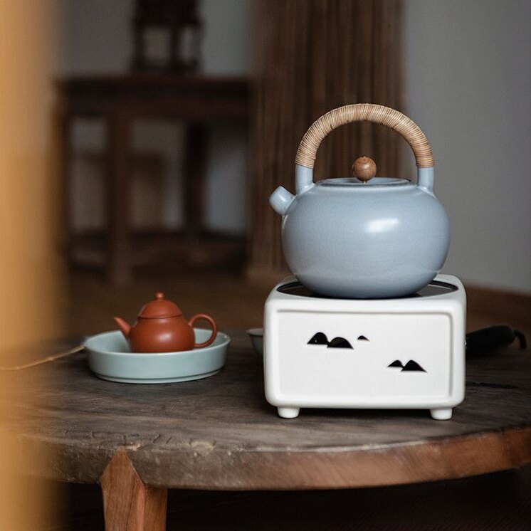 梵山堂煮茶陶壶老岩泥复古