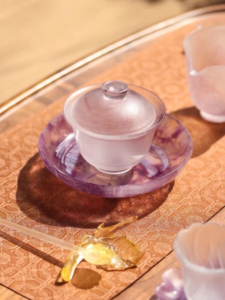 琉璃壶承心缘堂圆形古法琉璃清新